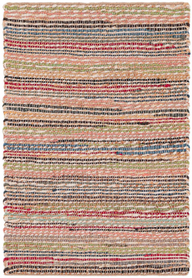 Detail image of 2' x 3' 1 Hand Woven Chunky Jute Rug