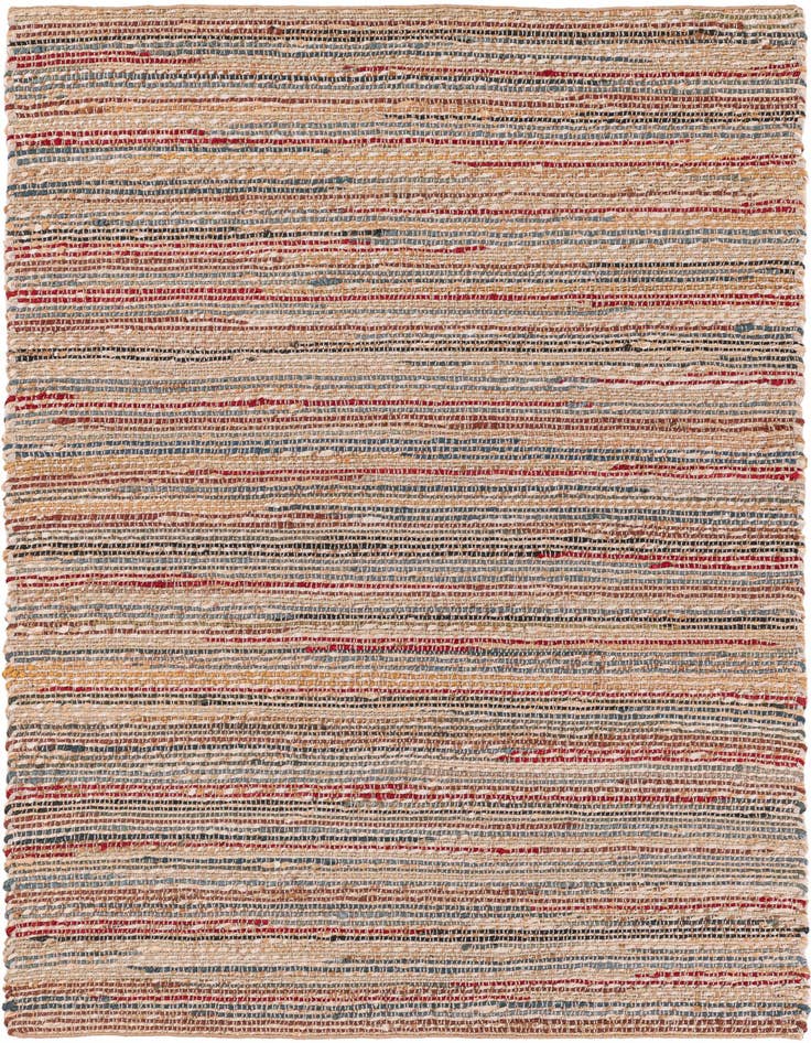Detail image of 4' 1 x 6' 1 Hand Woven Chunky Jute Rug