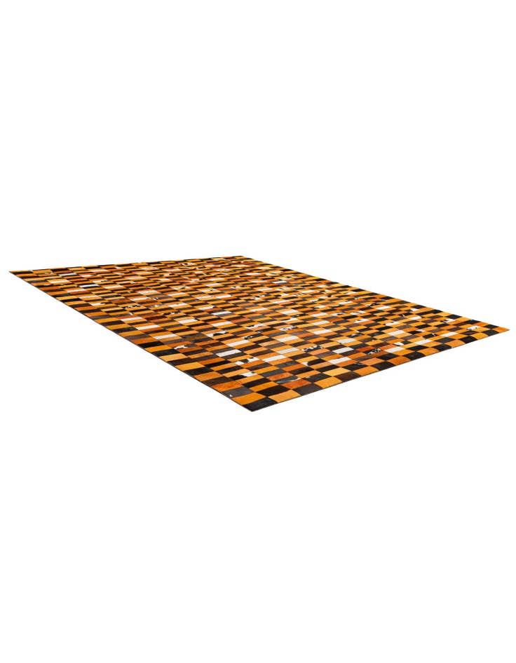Detail image of 8' 1 x 10' Cowhide - Patchwork Rug