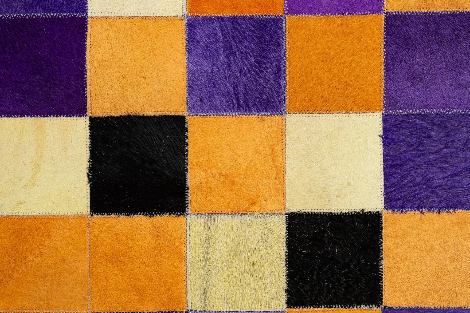 8' x 10' Cowhide - Patchwork Rug