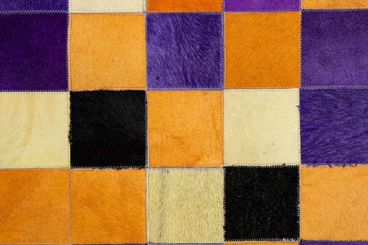 8' x 10' Cowhide - Patchwork Rug