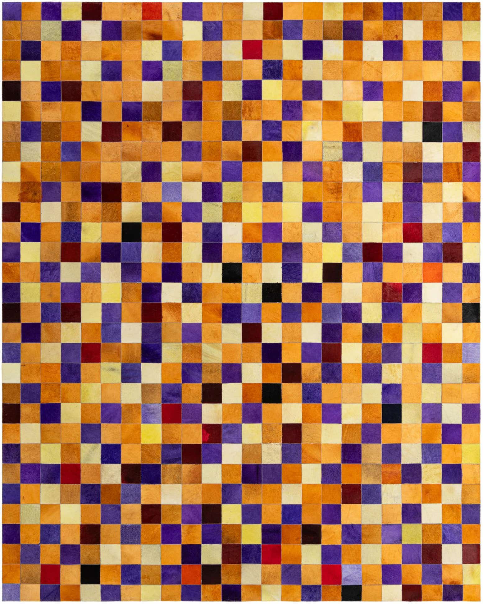 8' x 10' Cowhide - Patchwork Rug