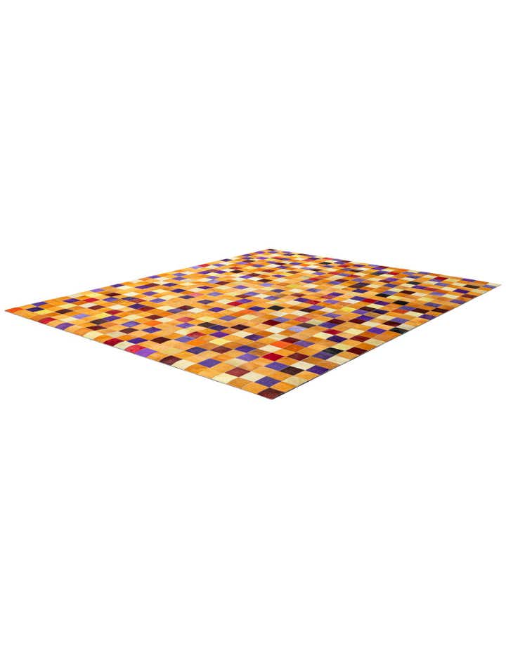 7' 11 x 9' 11 Cowhide - Patchwork Rug