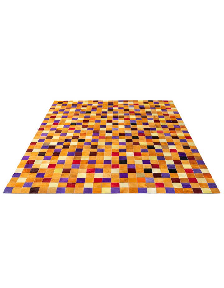 8' x 9' 11 Cowhide - Patchwork Rug