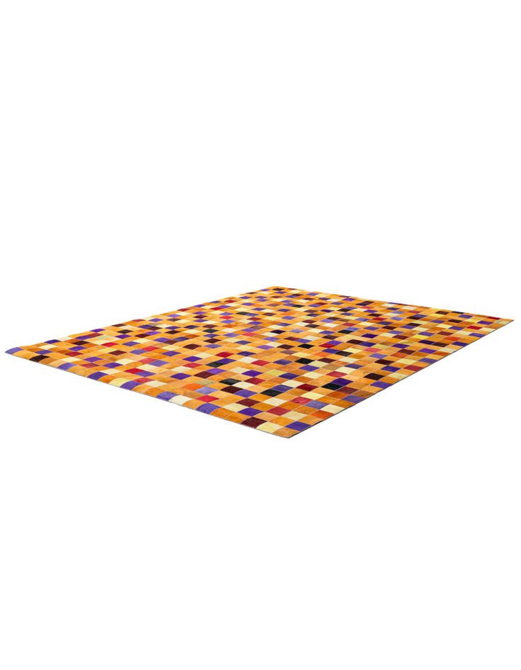 Detail image of 8' x 9' 11 Cowhide - Patchwork Rug
