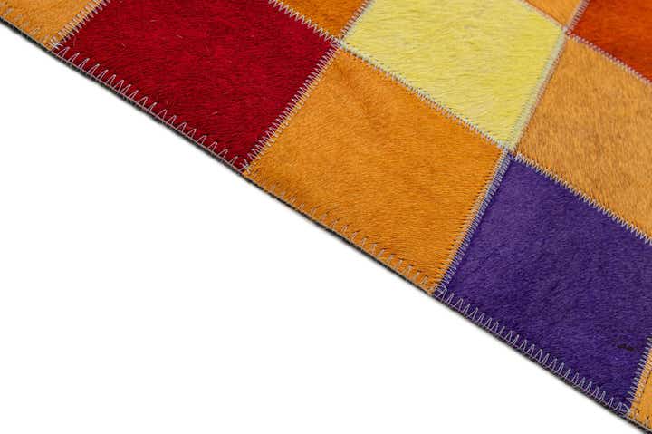 8' x 9' 11 Cowhide - Patchwork Rug