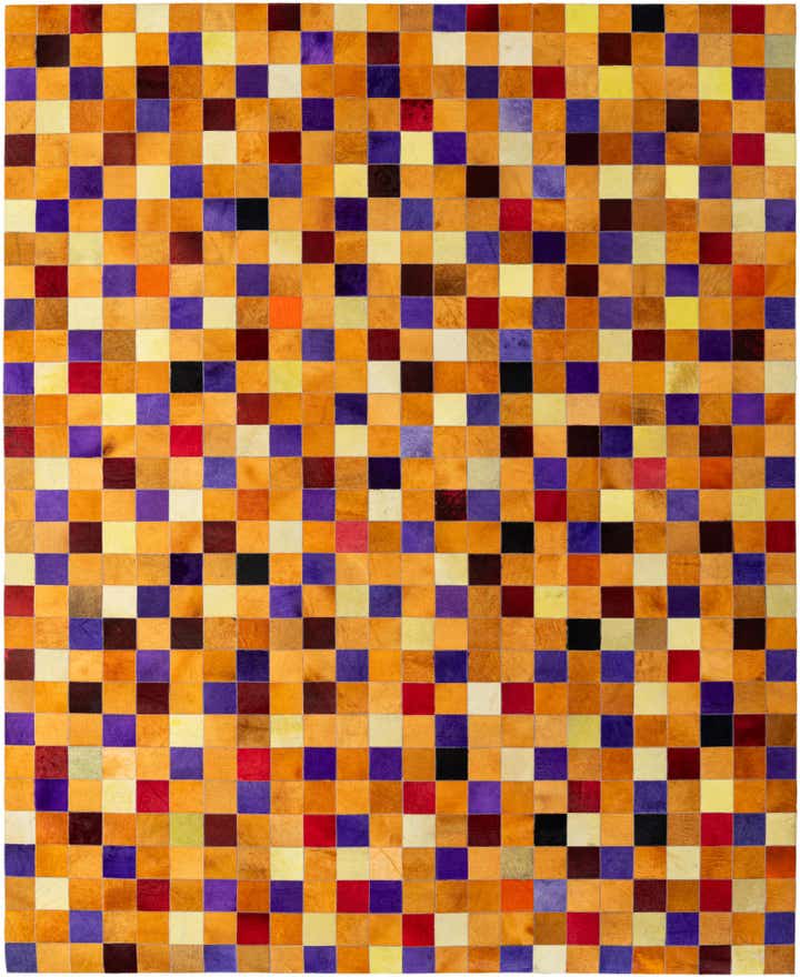 8' x 9' 11 Cowhide - Patchwork Rug