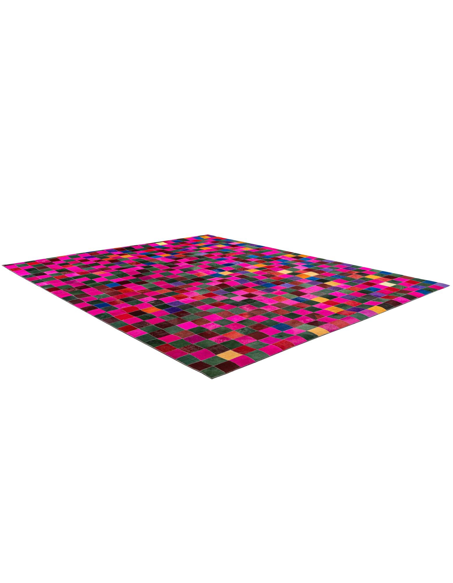 7' 11 x 9' 10 Cowhide - Patchwork Rug