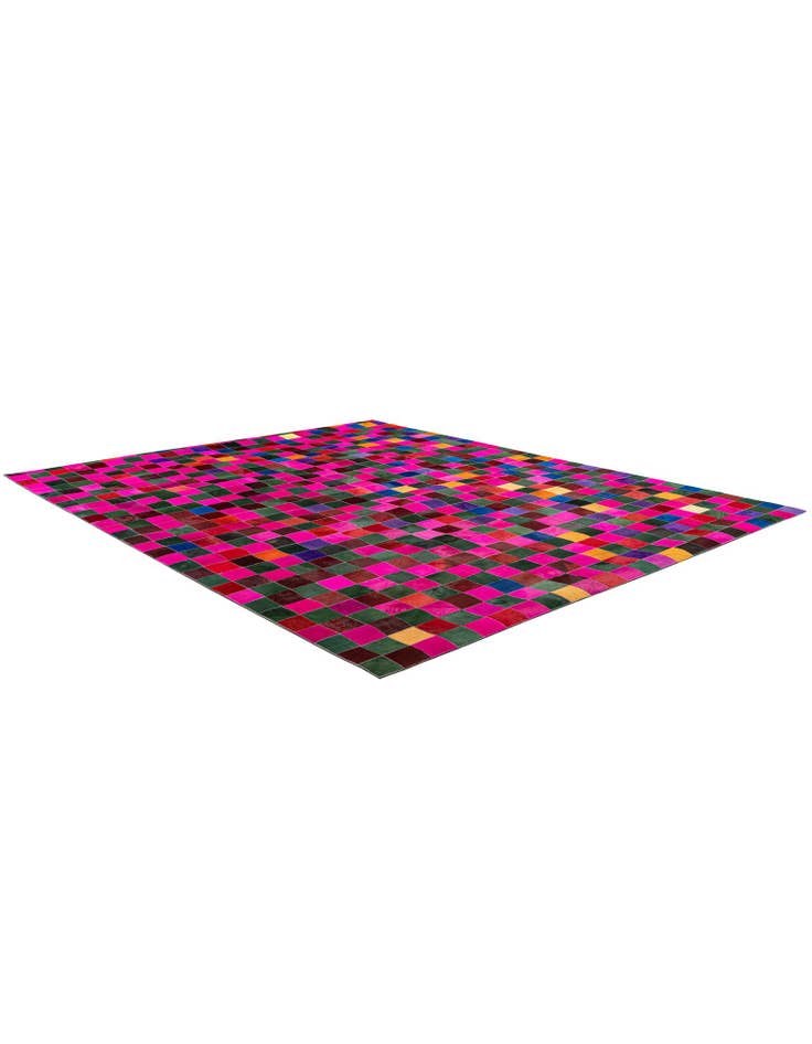 Detail image of 7' 11 x 9' 10 Cowhide - Patchwork Rug