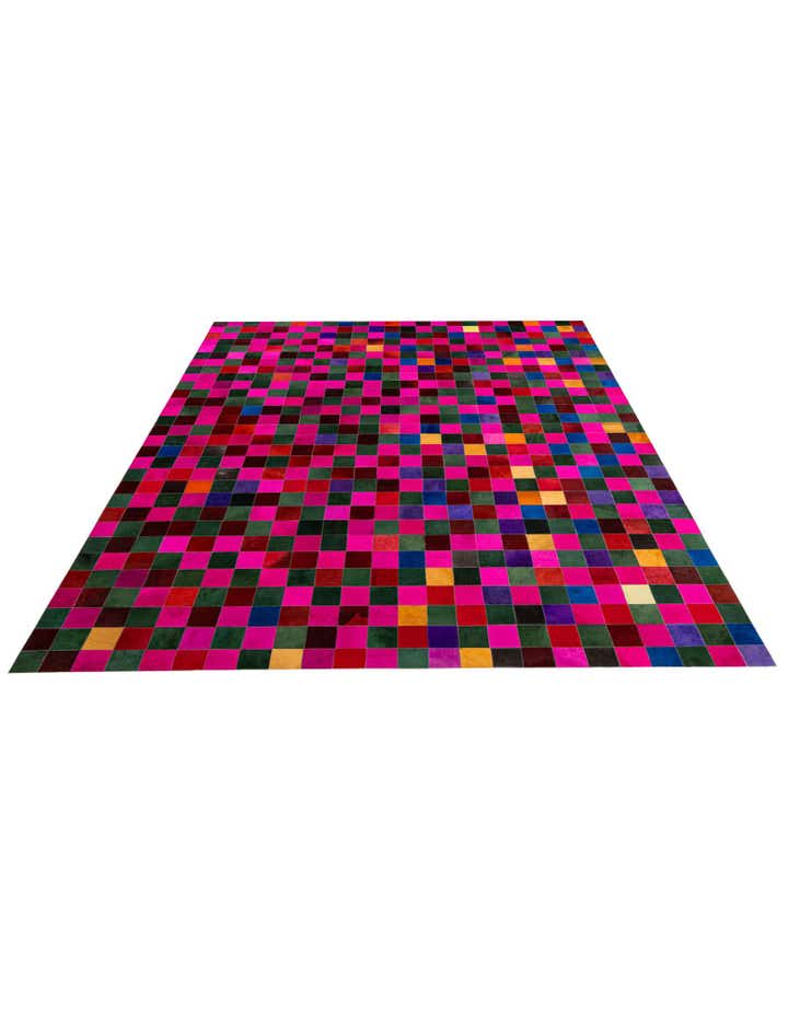 7' 11 x 9' 10 Cowhide - Patchwork Rug