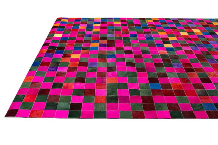 7' 11 x 9' 10 Cowhide - Patchwork Rug