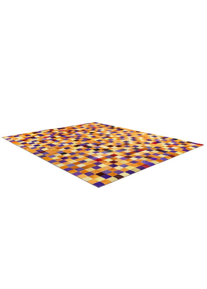 7' 11 x 9' 10 Cowhide - Patchwork Rug