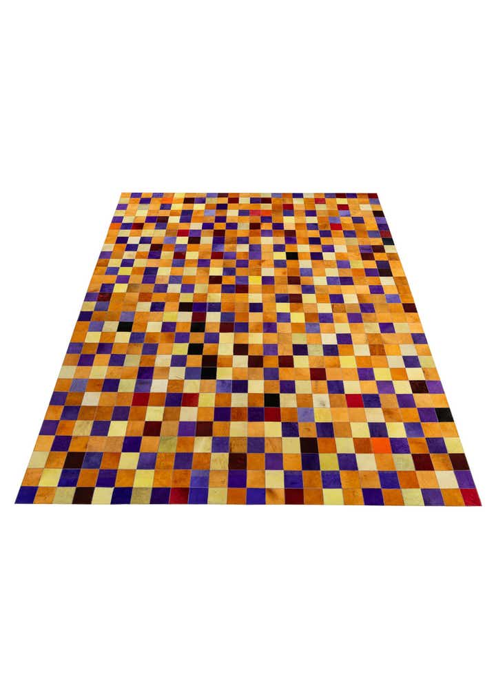 7' 11 x 9' 10 Cowhide - Patchwork Rug