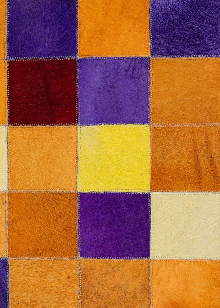 7' 11 x 9' 10 Cowhide - Patchwork Rug