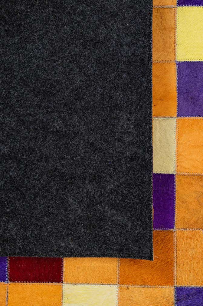 7' 11 x 9' 10 Cowhide - Patchwork Rug