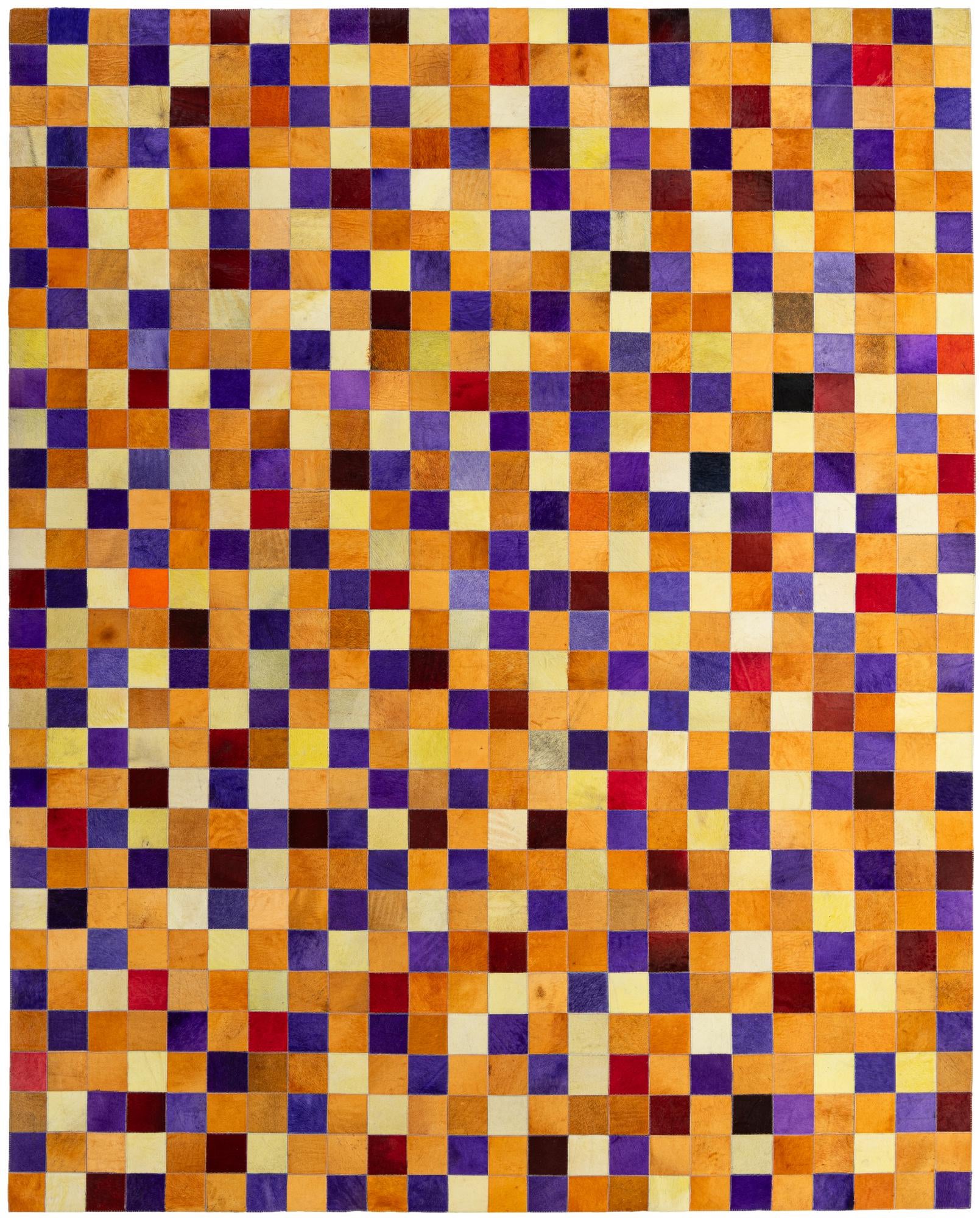 8' x 9' 11 Cowhide - Patchwork Rug