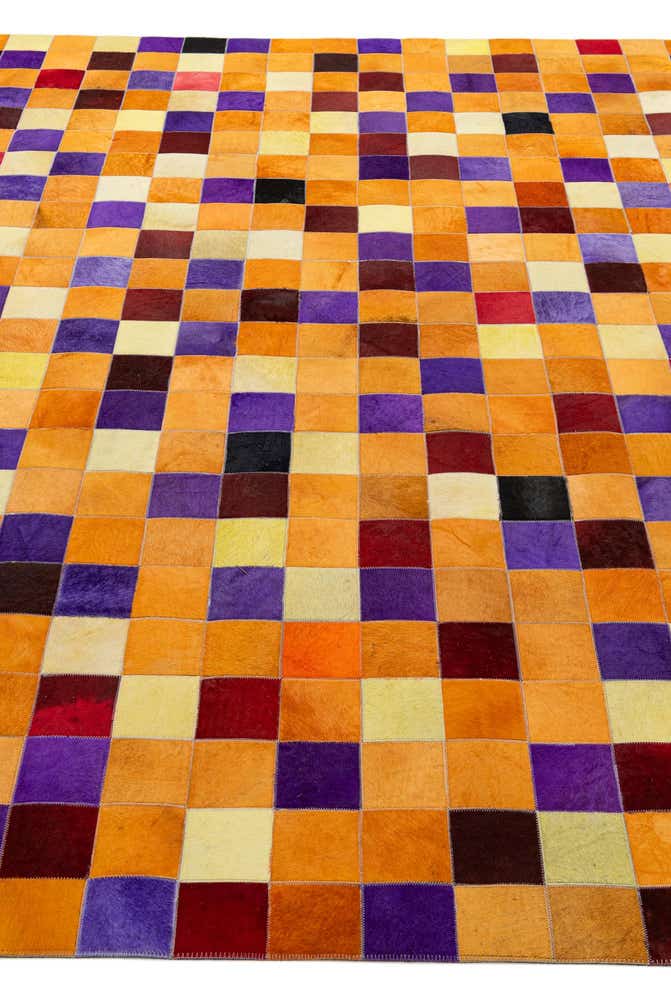 8' x 9' 11 Cowhide - Patchwork Rug