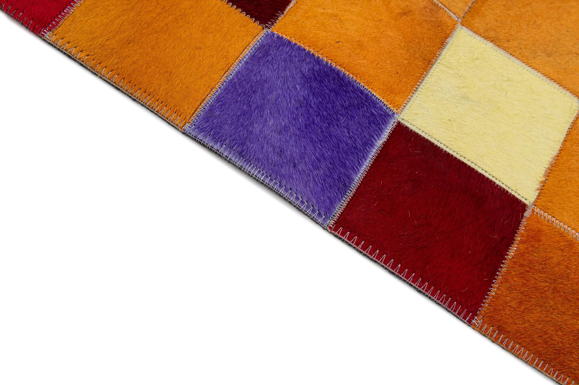 8' x 9' 11 Cowhide - Patchwork Rug