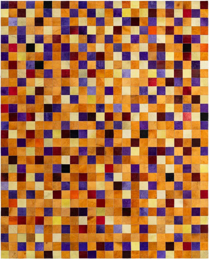 8' x 9' 11 Cowhide - Patchwork Rug