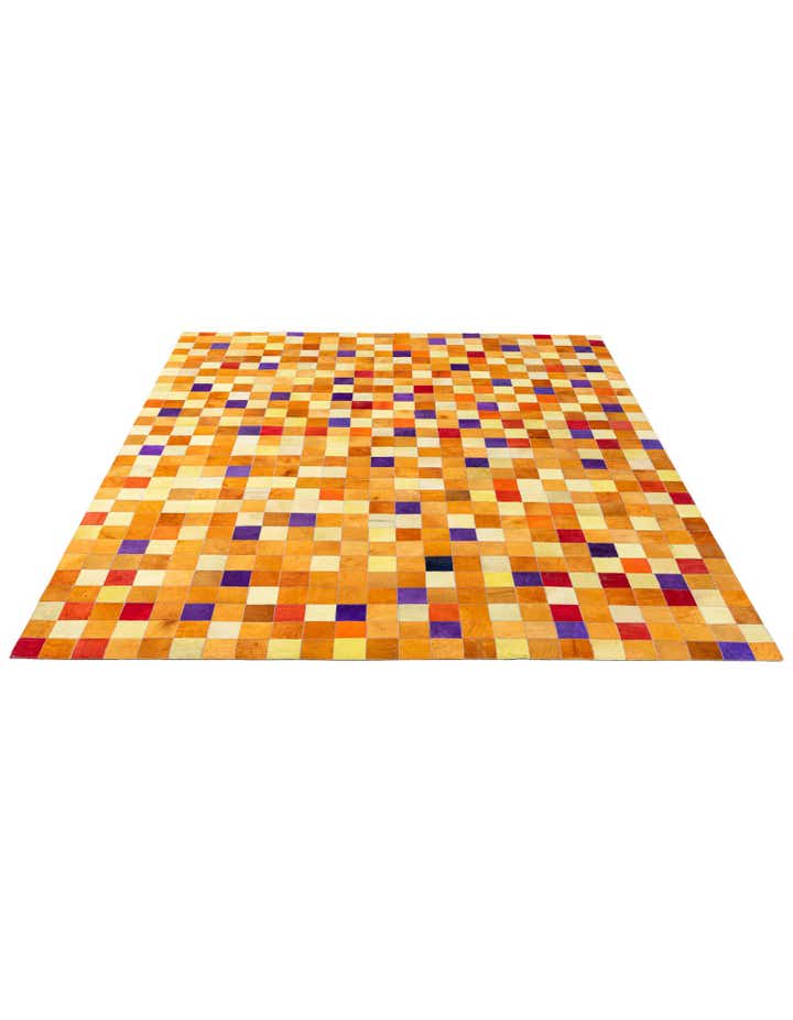 7' 11 x 9' 10 Cowhide - Patchwork Rug