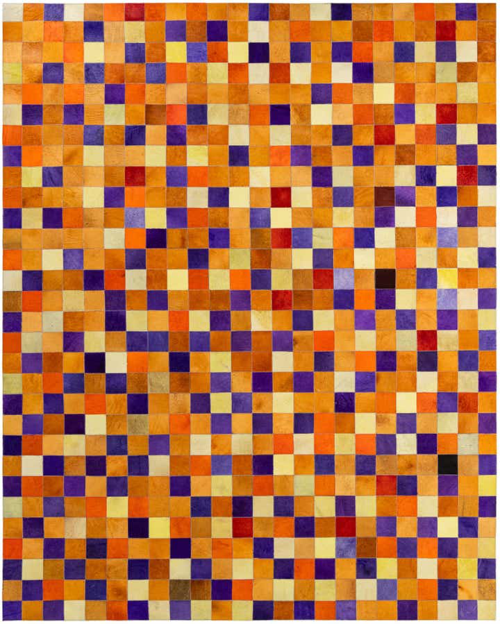 7' 11 x 9' 11 Cowhide - Patchwork Rug