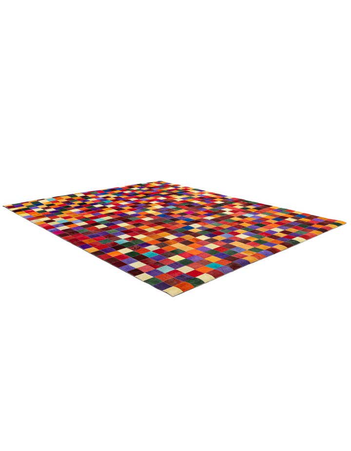 7' 11 x 9' 10 Cowhide - Patchwork Rug