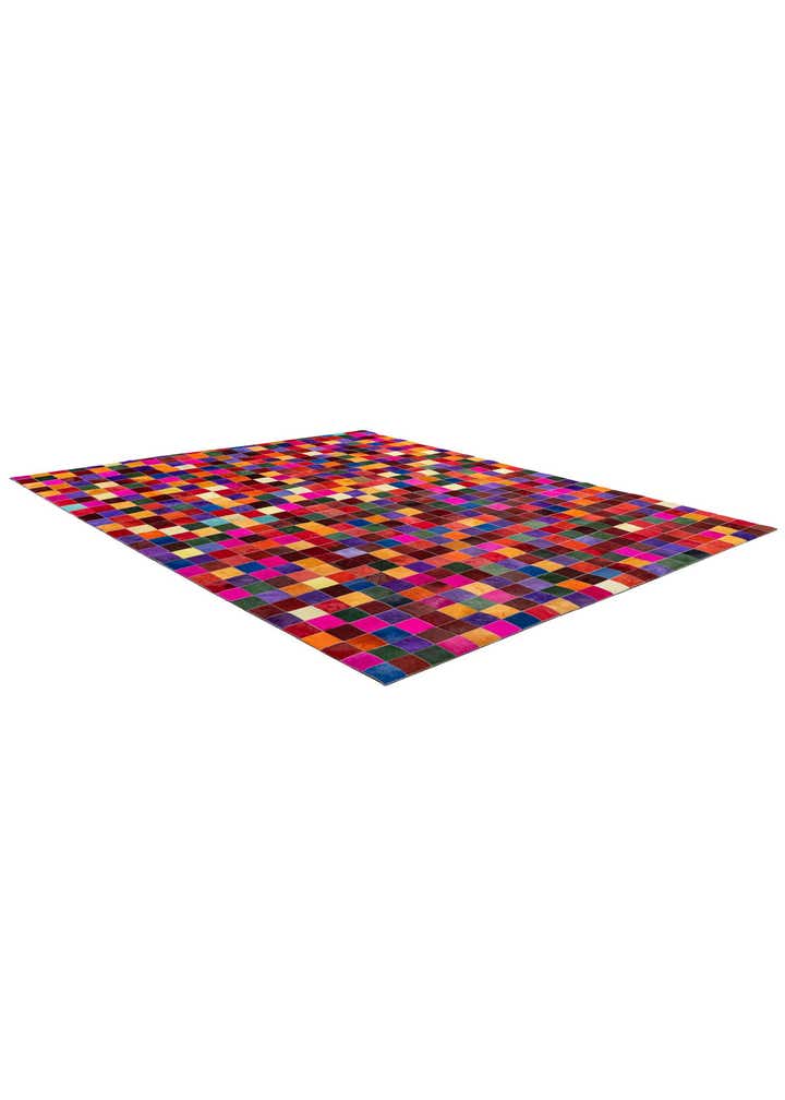 8' x 9' 10 Cowhide - Patchwork Rug
