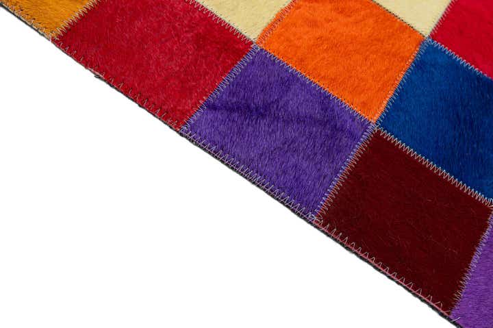 8' x 9' 10 Cowhide - Patchwork Rug