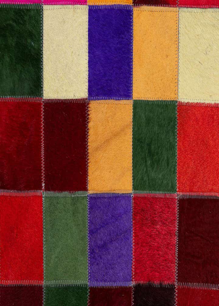 8' x 9' 10 Cowhide - Patchwork Rug