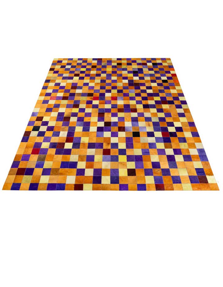8' x 9' 11 Cowhide - Patchwork Rug
