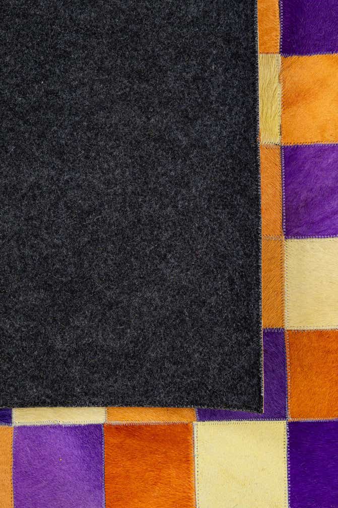 8' x 9' 11 Cowhide - Patchwork Rug