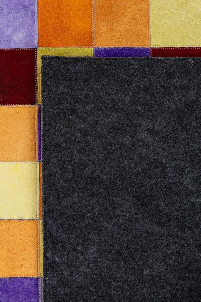 8' x 9' 10 Cowhide - Patchwork Rug