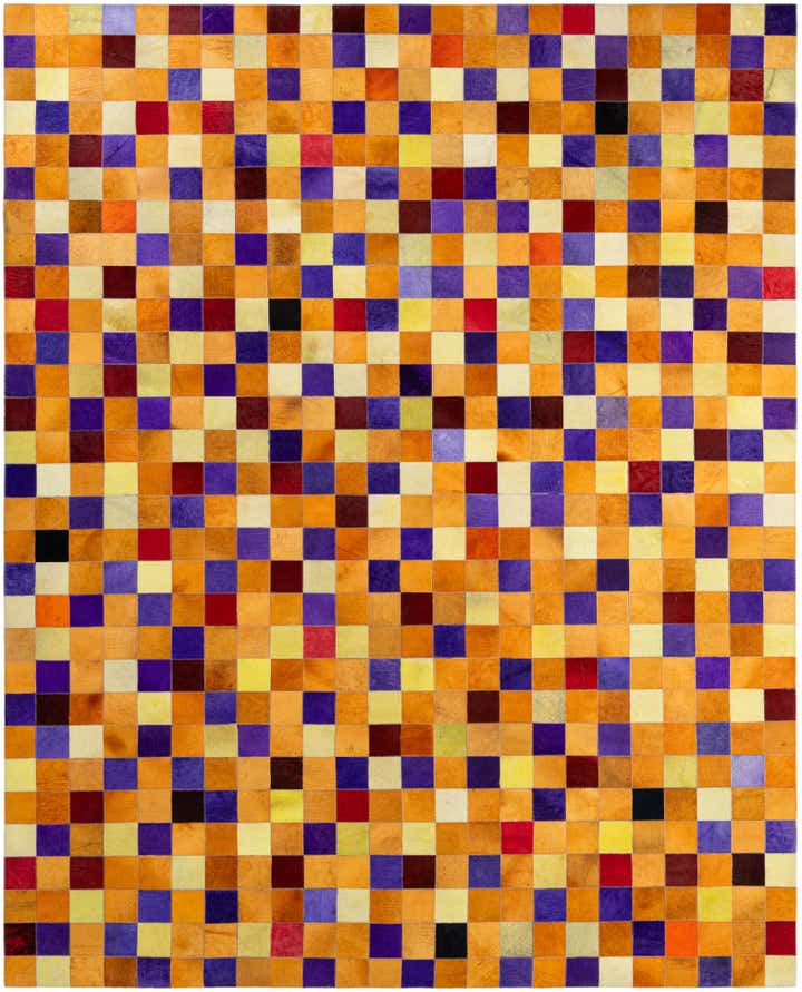 8' x 9' 10 Cowhide - Patchwork Rug