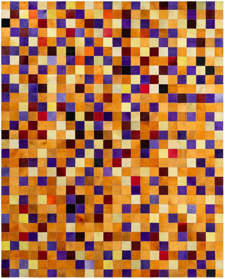 7' 11 x 9' 11 Cowhide - Patchwork Rug