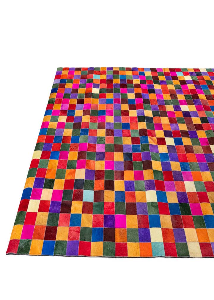8' x 9' 11 Cowhide - Patchwork Rug