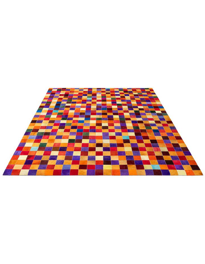 8' x 9' 9 Cowhide - Patchwork Rug