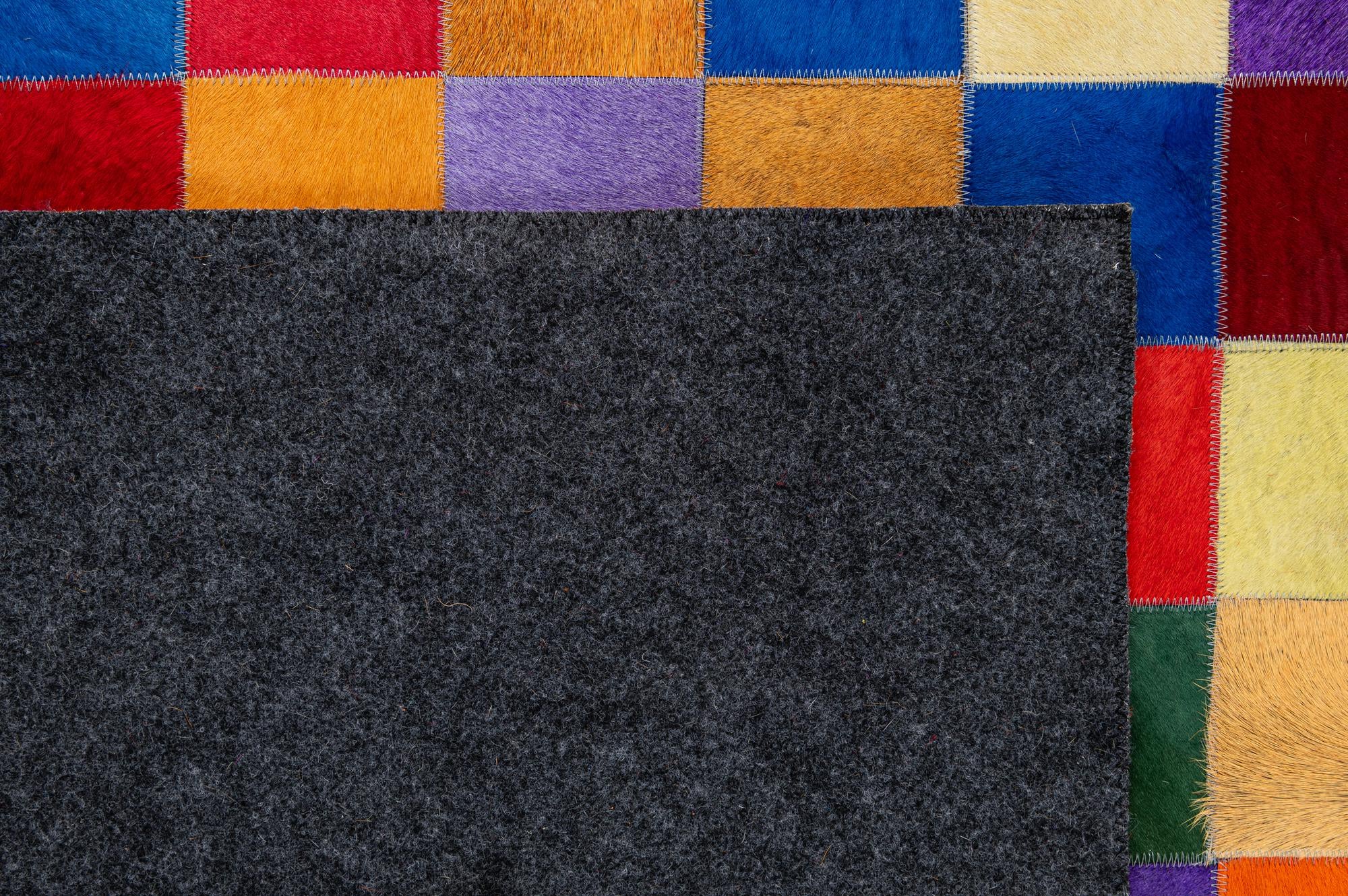 8' x 9' 9 Cowhide - Patchwork Rug