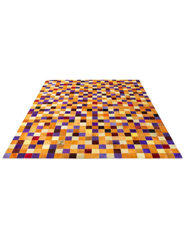 7' 11 x 9' 10 Cowhide - Patchwork Rug