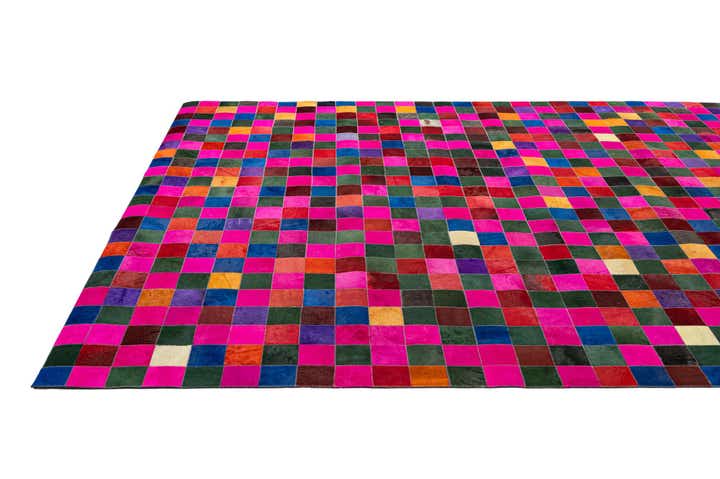 7' 11 x 9' 10 Cowhide - Patchwork Rug