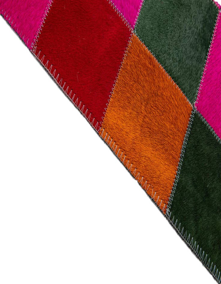 Detail image of 7' 11 x 9' 10 Cowhide - Patchwork Rug