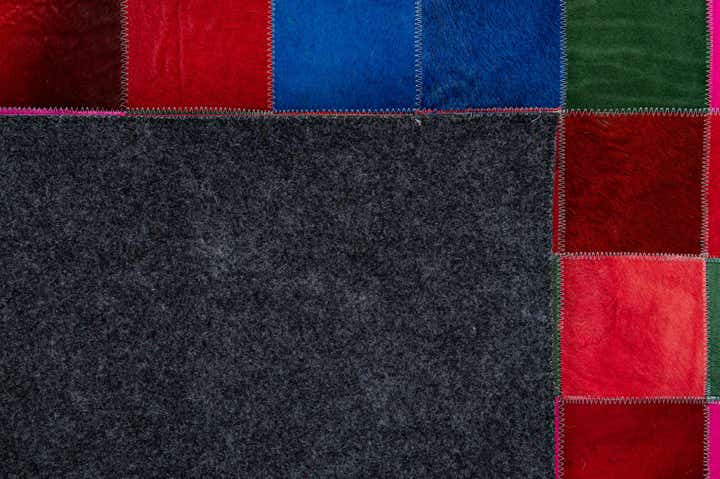 7' 11 x 9' 10 Cowhide - Patchwork Rug