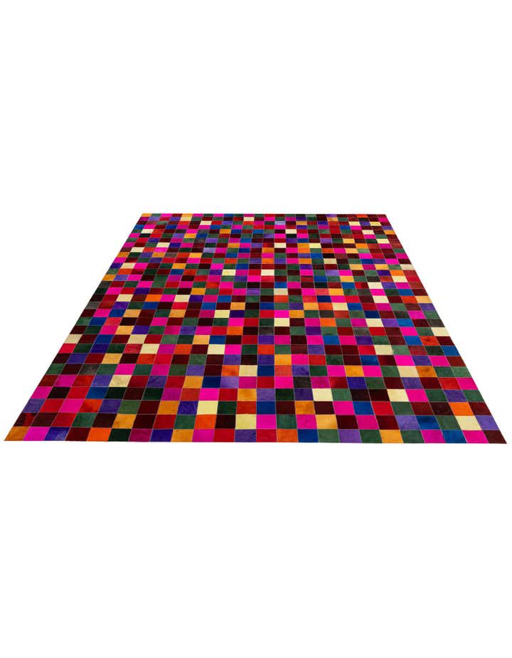 7' 11 x 9' 10 Cowhide - Patchwork Rug