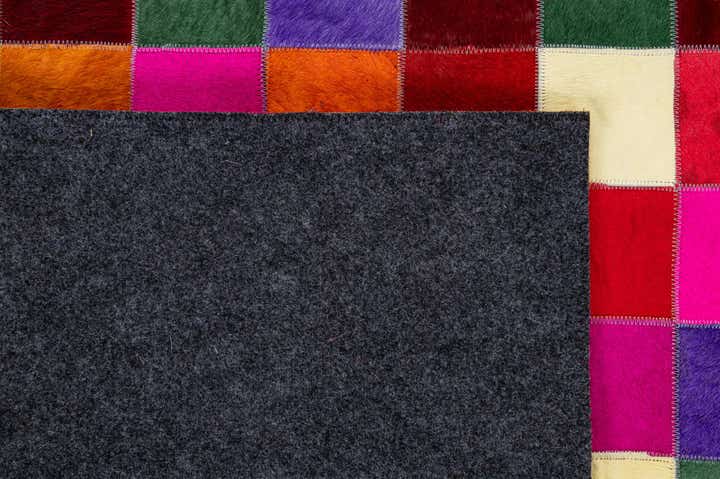 7' 11 x 9' 10 Cowhide - Patchwork Rug