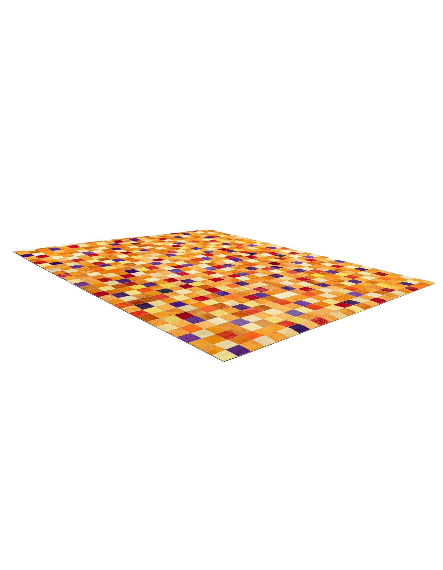 8' x 9' 10 Cowhide - Patchwork Rug