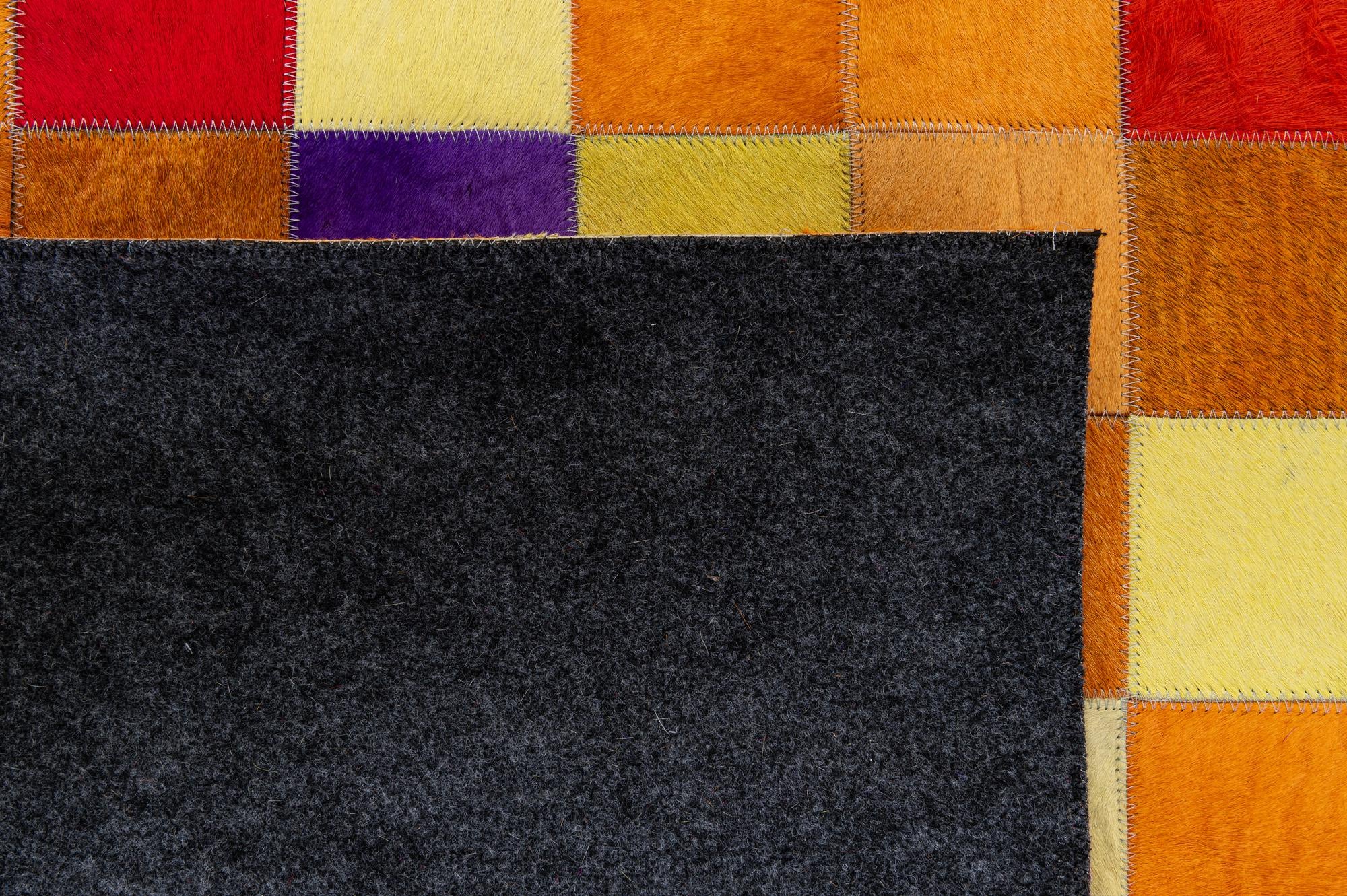 8' x 9' 10 Cowhide - Patchwork Rug