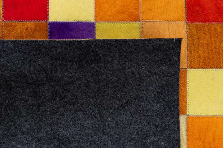 8' x 9' 10 Cowhide - Patchwork Rug