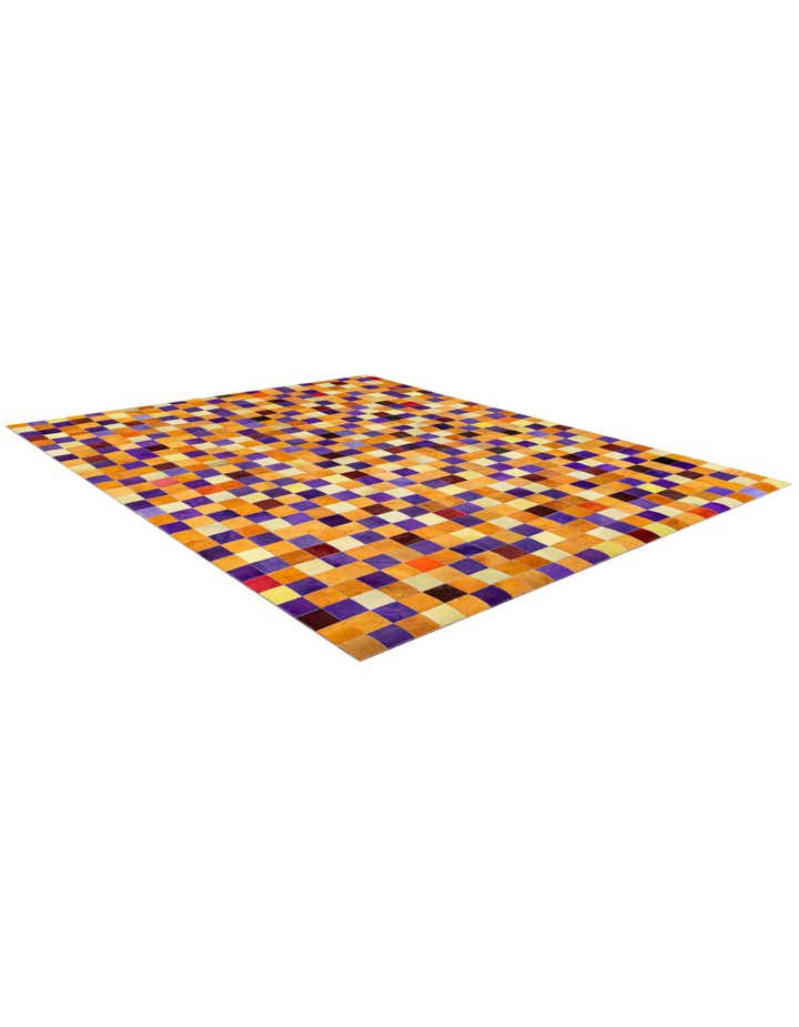 8' x 9' 11 Cowhide - Patchwork Rug