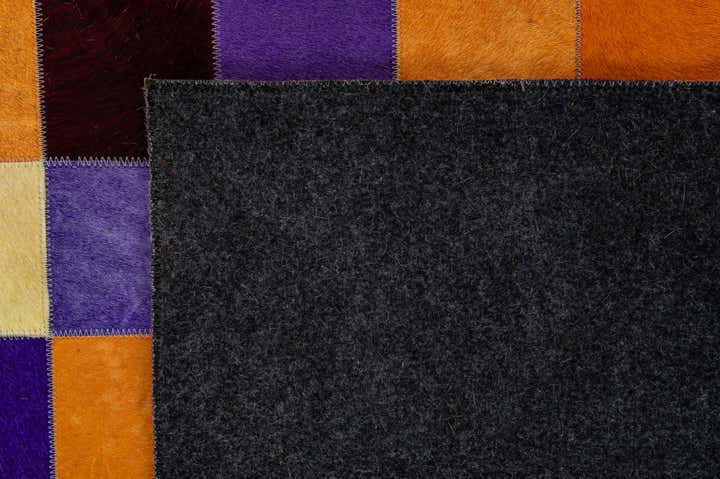8' x 9' 11 Cowhide - Patchwork Rug