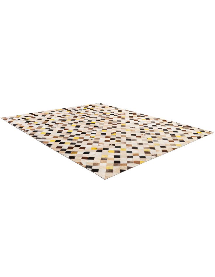 Detail image of 7' 11 x 9' 10 Cowhide - Patchwork Rug