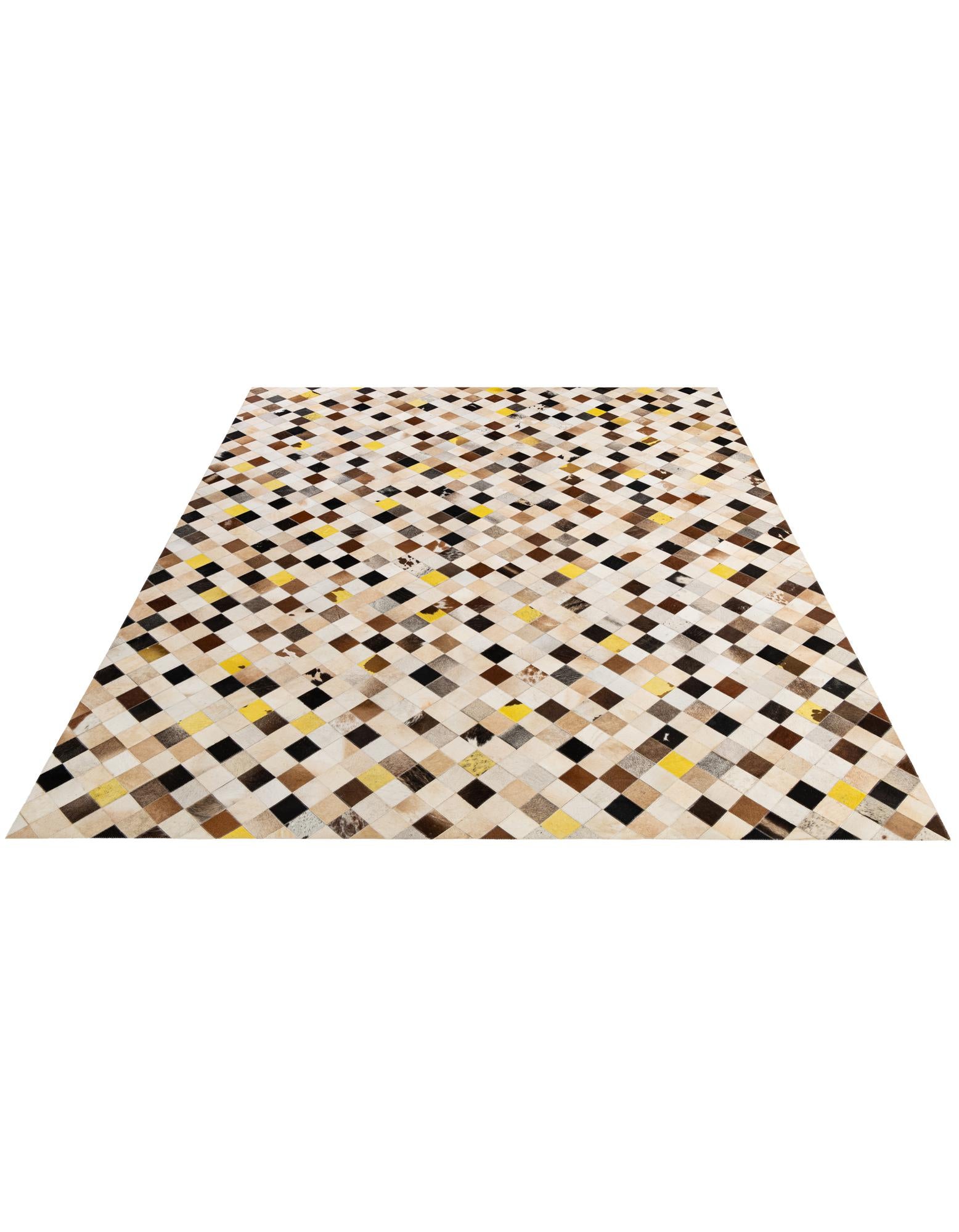7' 11 x 9' 10 Cowhide - Patchwork Rug